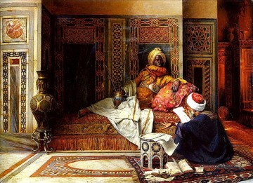  1885 tableaux - Les nouvelles de Soudan 1885 Ludwig Deutsch Orientalism